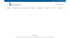 Desktop Screenshot of clarifacts.com